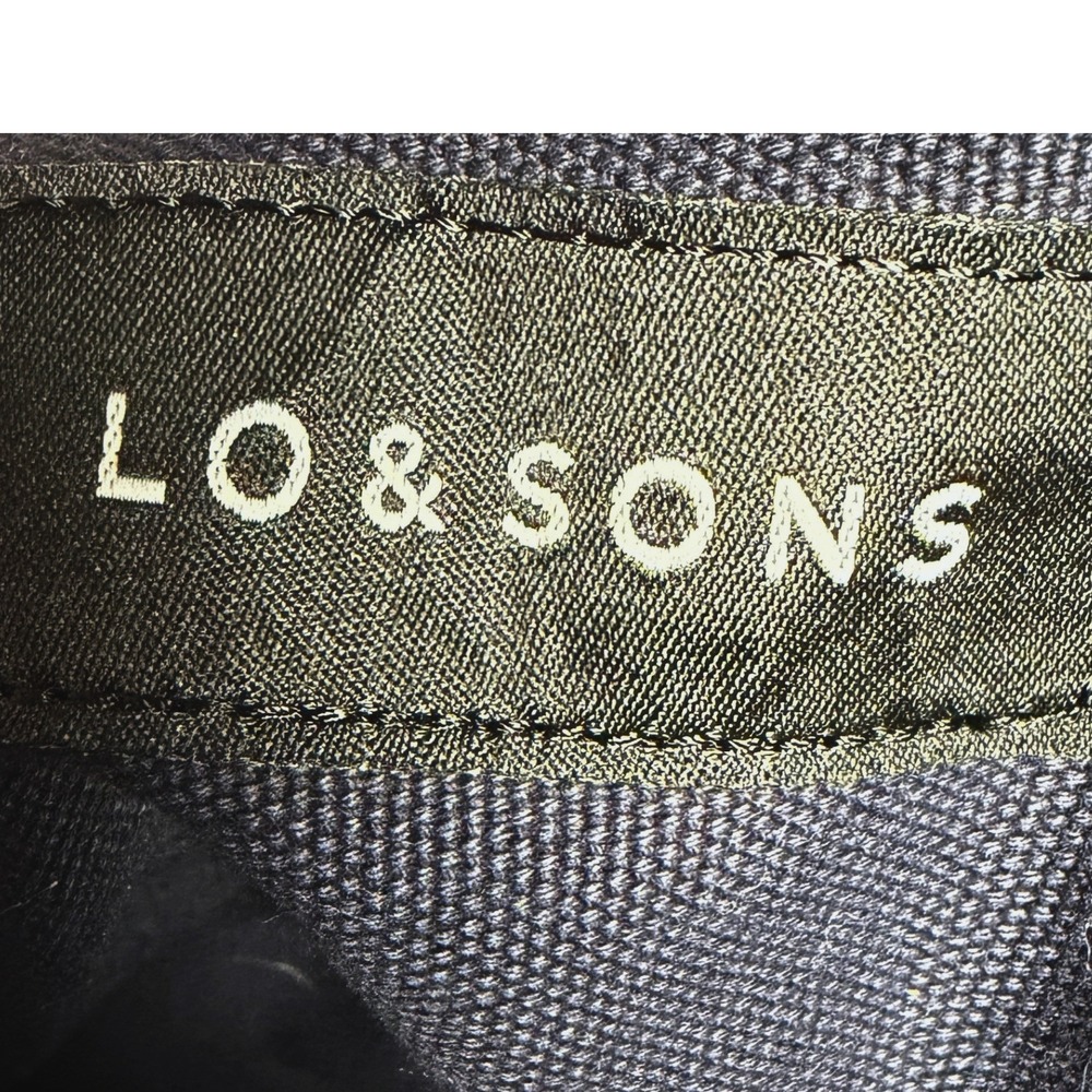 Lo & Sons Catalina Deluxe Weekender Bag Large Navy Canvas Duffle Travel Preppy - Picture 8 of 11
